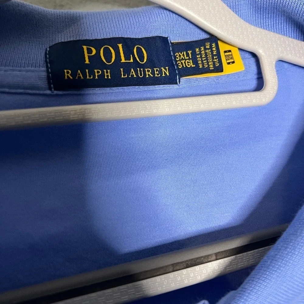 Polo Ralph‎ Lauren blue polo big & tall embroidered logo